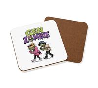 Gen Zombie Gen Z Sottobicchiere Bevande Rude Figlio Figlia Compleanno Studente