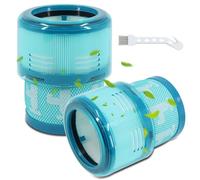 Gen5detect, 2 filtri di ricambio per Dyson Gen5 Detect, Gen5outsize, Gen5detect Absolute, Gen5outsize Absolute Aspirapolvere senza fili, con spazzola per la pulizia, sostituisce #972352-01