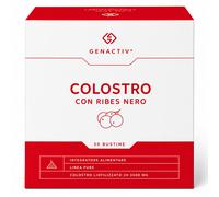 GENACTIV Colostro Bovino 30 Bustine | Ribes Nero | Zinco | 1000mg Bovino