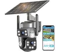 GENBOLT 4G AOV Telecamera Solare Esterno Senza Fili Con SIM Senza WiFi IP66