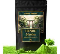 GENBU MATCHA | Tè Matcha di Grado Cerimoniale | Tè Verde Matcha in Polvere Premium | Puro e 100% Naturale | Origine Giapponese di Massima Qualità | Cerimonia e Latte | Senza Glutine e Zucchero | 30gr