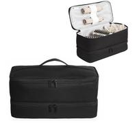 Gencam Custodia a doppio strato per Shark Flexstyle, borsa organizer portatile per Shark Flexstyle/Dyson Airwrap Styler e accessori, nero