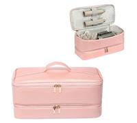 GENCAM Custodia a doppio strato per Shark Flexstyle, custodia da viaggio per Shark 430/440 Flexstyle, custodia portatile per Dyson Airwrap Styler e Accessori, colore: Rosa