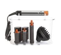 GENCAM Supporto da scrivania compatibile con Dyson Airwrap/Airwrap Origin/Airwrap i.d, organizer in acrilico a 7 fori, compatibile con Dyson Airwrap Multi-Styler, per bagno e parrucchiere