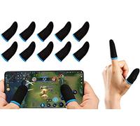 GENDA PUBG - Manicotti per cellulare da gioco | Guanti anti-sudore traspiranti per le dita per il gioco | Manicotti per il pollice per il gioco mobile 10 (blu)