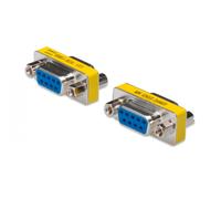 DIGITUS D-Sub 9 Gender Changer - Adattatore - Connettore da femmina a femmina a 9 poli - RS-232 - RS-485 - TTL - Custodia in metallo