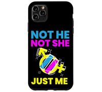 Gender Fluidity Not He Not She Just Me Non-Binary Pride Custodia per iPhone 11 Pro Max