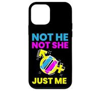 Gender Fluidity Not He Not She Just Me Non-Binary Pride Custodia per iPhone 12 mini