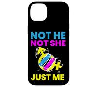 Gender Fluidity Not He Not She Just Me Non-Binary Pride Custodia per iPhone 14 Plus