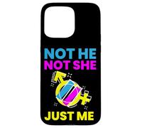 Gender Fluidity Not He Not She Just Me Non-Binary Pride Custodia per iPhone 15 Pro Max