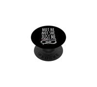 Gender Fluidity Not He Not She Just Me Non-Binary Pride PopSockets PopGrip Adesivo