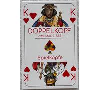 Gender Gerechtes Doppelkopf Spielköpfe Gioco per Famiglie Carte Kennerspiel Neu