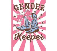 Gender Keeper Baby Shower Notebook: Boots or Bows Guessing Game Journal for Western Theme Gender Reveal Party