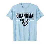 Gender Reveal 2027 - Ragazzo - Prima Volta Nonna ad Essere Maglietta
