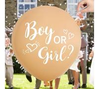 Gender Reveal Balloon, palloncino da 36 pollici, con coriandoli blu e rosa, proclamazione del sesso, perfetto per feste di genere e baby shower