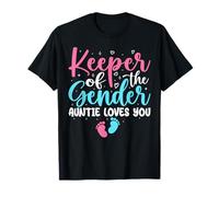 Gender Reveal Party La custode del genere La zia ti ama Maglietta