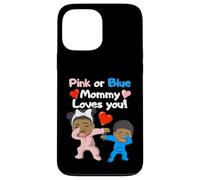 Gender Reveal Party Mommy Loves You Custodia per iPhone 13 Pro Max
