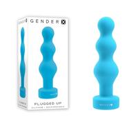 Gender X Plugged Up - Plug anale blu, 13,5 cm