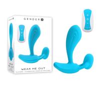 Gender X Wear Me Out Stimulator Vibrator Blu