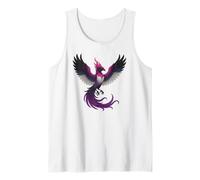 Genderfluid Phoenix Bird Queer Pride Flag Rising From Ashes Canotta