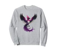 Genderfluid Phoenix Bird Queer Pride Flag Rising From Ashes Felpa