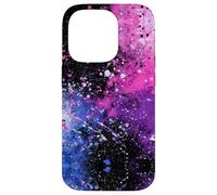 Genderfluid Pride Colors Abstract Splatter Ink Art Tie Dye Custodia per iPhone 14 Pro