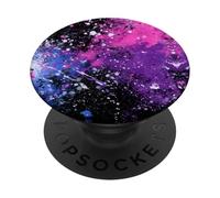 Genderfluid Pride Colors Abstract Splatter Ink Art Tie Dye PopSockets PopGrip Adesivo