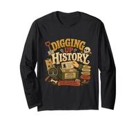 Genealogia Genealogista Ancestry Digging Up History Maglia a Manica