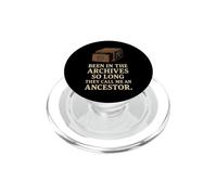 Genealogia Nerd Gift Family Tree Research Ancestry Club PopSockets PopGrip per MagSafe