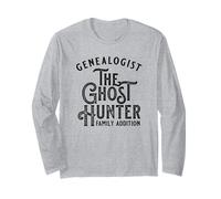 Genealogista Ghost Hunter Family History Design Maglia a Manica