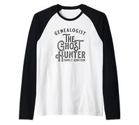 Genealogista Ghost Hunter Family History Design Maglia con Maniche Raglan