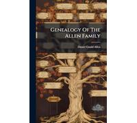 Genealogy Of The Allen Family