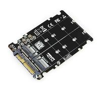 Geneic M.2 SSD a U.2 Adattatore 2 in 1 M.2 NVMe SATA-Bus SSD a PCI-e U.2 SFF-8639 PCIe M2 Adattatore Convertitore per computer desktop