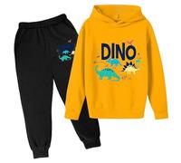 Geneirc 2 Pezzi Tuta Bambina Set di Abiti Carino Neonati Bambini Casual Pullover Felpa e Comodo da Indossare Abito Chic Ed Elegante Neonato Autunno Inverno Outfits per Jogging,la Casa,Scuola, Spesa