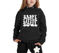 Geneirc Set Di Felpe Per Ragazze E Bambine Sportswear Multi Color Jogger Tuta Bambini Da Bambino Felpa A Maniche Lunghe Pantaloni Gamba Larga Autunno Inverno Outfit Jogging,la Casa,Scuola, Spesa