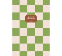 General Conference Journal: Premium 6x9” - Full Color Green Checkered Notebook for Church of Jesus Christ of Latter-day Saints Members