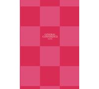 General Conference Journal: Premium 6x9” - Full Color Pink Checkered Notebook for Church of Jesus Christ of Latter-day Saints Members