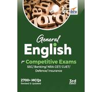 General English for Competitive Exams - Ssc/ Banking/ Nra Cet/ Cuet/ (Tascabile)