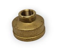 GENERAL FITTINGS MANICOTTO OTTONE FEMMINA RIDOTTO FF 1/2" 3/4" 1" 1"1/2 2"