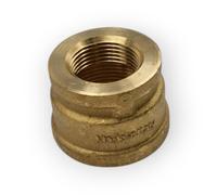 GENERAL FITTINGS MANICOTTO OTTONE FEMMINA RIDOTTO FF 1/2" 3/4" 1" 1"1/2 2"