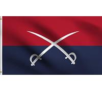 General G.A. Custer Cavalry Guidon Bandiera Da Cortile 90X150Cm Con Occhielli Banner Appendere Bandiera Vacanza Per Prato Dormitorio Spiaggia