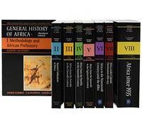 General History of Africa Complete Set of Vols 1-8 [8 volume set]