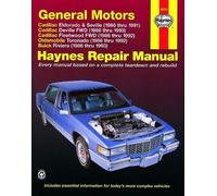 General Motors covering Cadillac Eldorado & Seville (86-91), Cadilla (Tascabile)