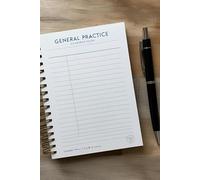 General Practice Provider Notepad: An Organized Tool for Documenting Patient Care, Treatment Plans, and Medical Notes