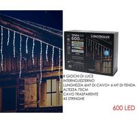 GENERAL TRADE TENDA ICE 600 LED BIANCO FREDDO 6 MT x 0,75 H PROGRAMMABILE 450660