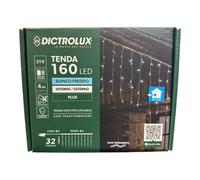 GENERAL TRADE TENDA LUMINOSA 160 LED BIANCO FREDDO 4 MT x 0,5 H PROGRAMMABILE