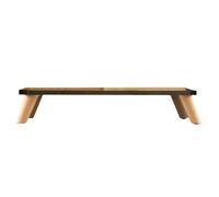 General Wood Sound Systems Stand Design classico Componente rumore regolabile migliora la stabilità per dispositivo M330 Retro legno con base in acrilico Vintage Estetica Supporto stabile