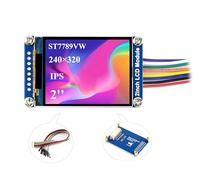 Generale 2.0 "IPS Display LCD Modulo 240 × 320 Risoluzione 2 "Monitor Embedded Controller RGB, 262K Display a Colori Retroilluminazione LED ST7789 Driver SPI Interfaccia