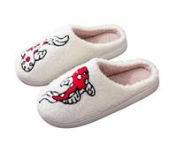 Generale Divertenti Pantofole in Peluche per Donna E Uomo Morbide E Comode Animali Dei Cartoni Animati Scarpe Da Casa Calde Antiscivolo(Koi fish,37 EU)