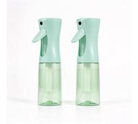 Generale Flacone spray continuo, nebbia fine capelli, 300ml w | Nebulizzatore acqua & piante, viaggio, pulizia & pelle(Green 2ps,200ml)